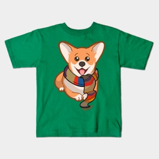 Corgi Who Geek Dog Meme Kids T-Shirt